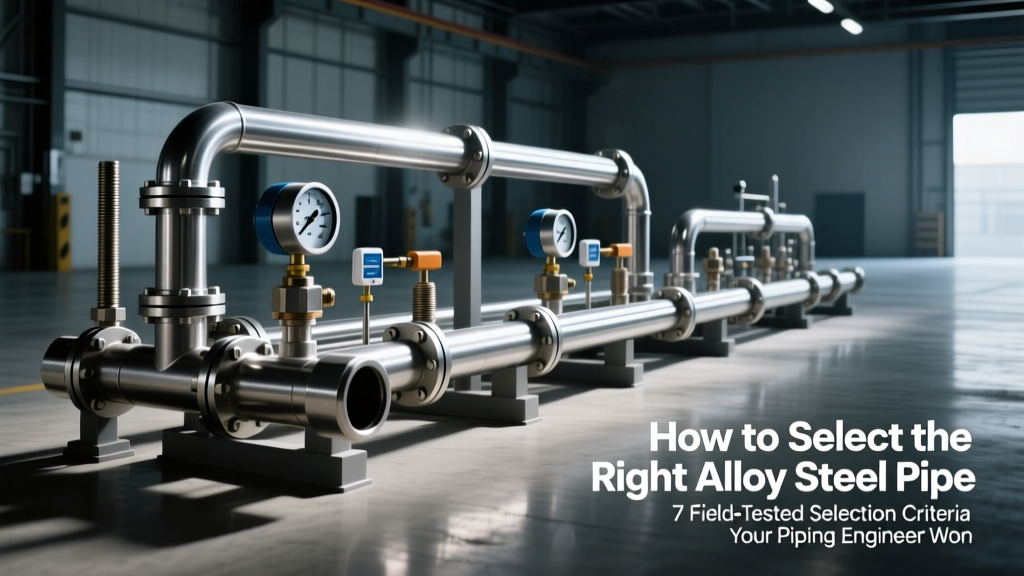 How to Select the Right Alloy Steel Pipe: 7 Field-Tested Selection Criteria Your Piping Engineer Won’t Tell You (But Should) — Avoid Costly Stress Failures, Code Violations, and Unplanned Shutdowns