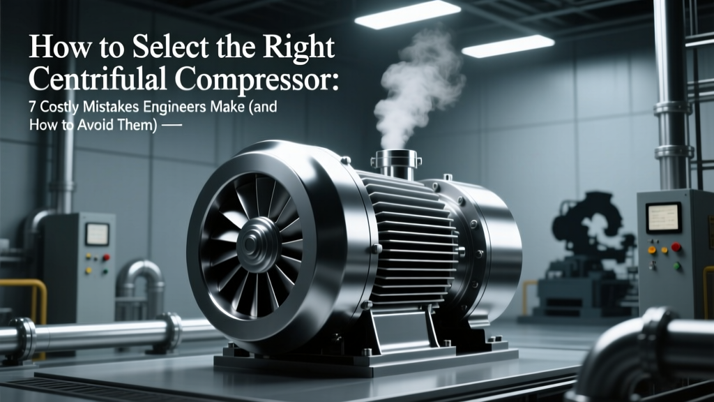 How to Select the Right Centrifugal Compressor: 7 Costly Mistakes Engineers Make (and How to Avoid Them Before You Specify or Bid)