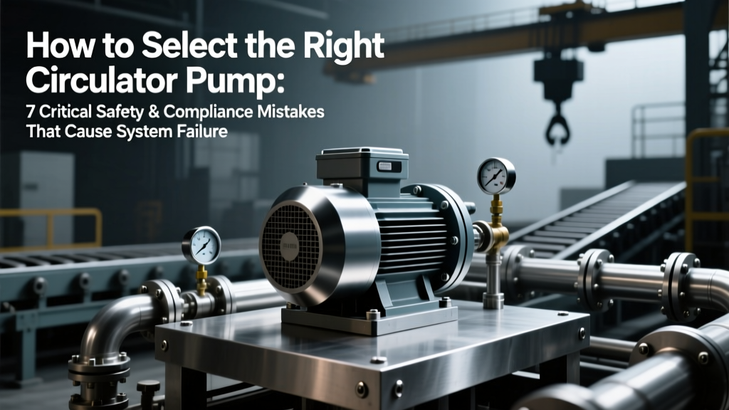 How to Select the Right Circulator Pump: 7 Critical Safety & Compliance Mistakes That Cause System Failure (and How to Avoid Them)