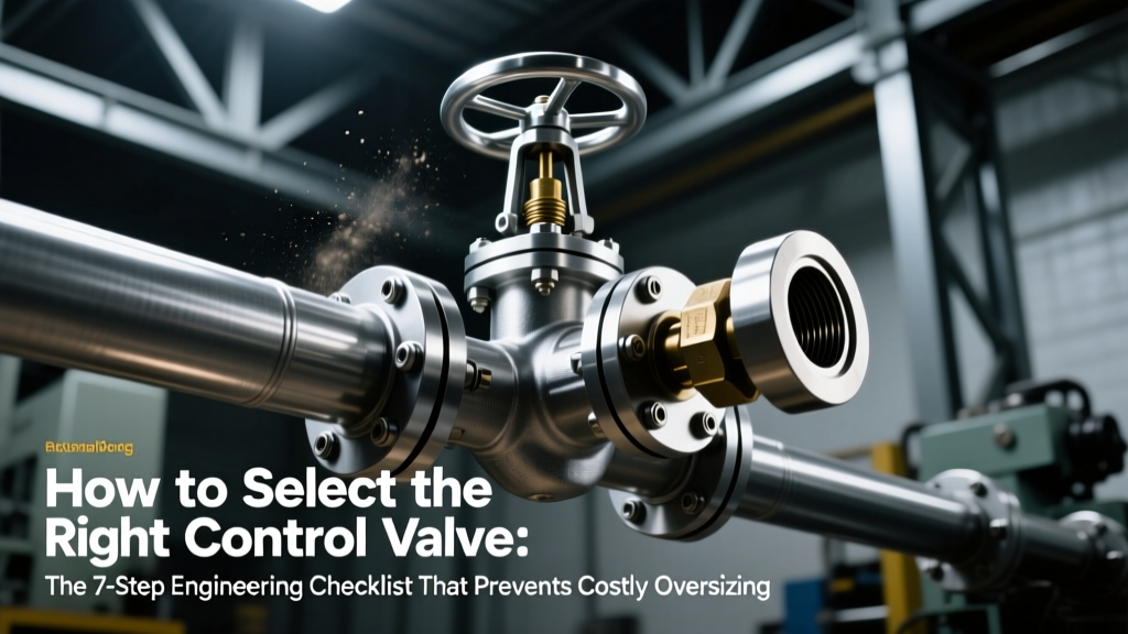 How to Select the Right Control Valve: The 7-Step Engineering Checklist That Prevents Costly Oversizing, Cavitation, and Material Failure (Backed by API 620 & ISA-75 Data)