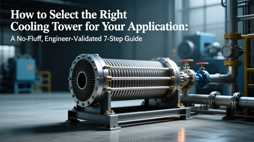 How to Select the Right Cooling Tower for Your Application: A No-Fluff, Engineer-Validated 7-Step Framework That Prevents Costly Oversizing, Underperformance, and Regulatory Noncompliance — Even If You’re Not a Thermal Systems Expert