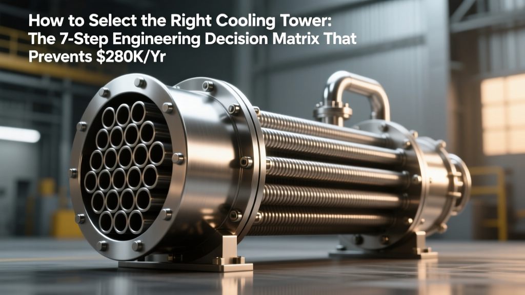 How to Select the Right Cooling Tower: The 7-Step Engineering Decision Matrix That Prevents $280K/Year in Energy Waste & Corrosion Failures (Backed by ASHRAE 90.1 & CTI STD-201)