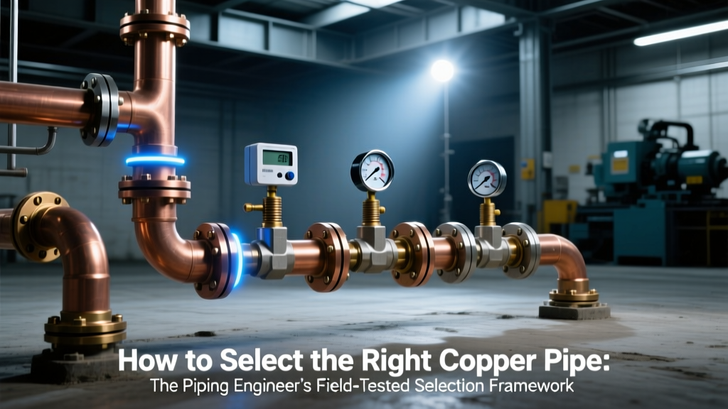 How to Select the Right Copper Pipe: The Piping Engineer’s Field-Tested Selection Framework (Not Just Thickness & Type—We Cover Stress Analysis, Code Compliance, Corrosion Mapping, and Hidden Installation Pitfalls)