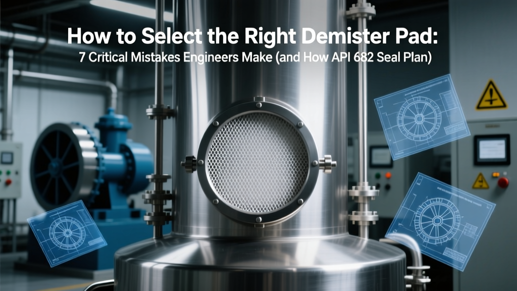 How to Select the Right Demister Pad: 7 Critical Mistakes Engineers Make (and How API 682 Seal Plan Insights Reveal Why Most Fail Within 18 Months)