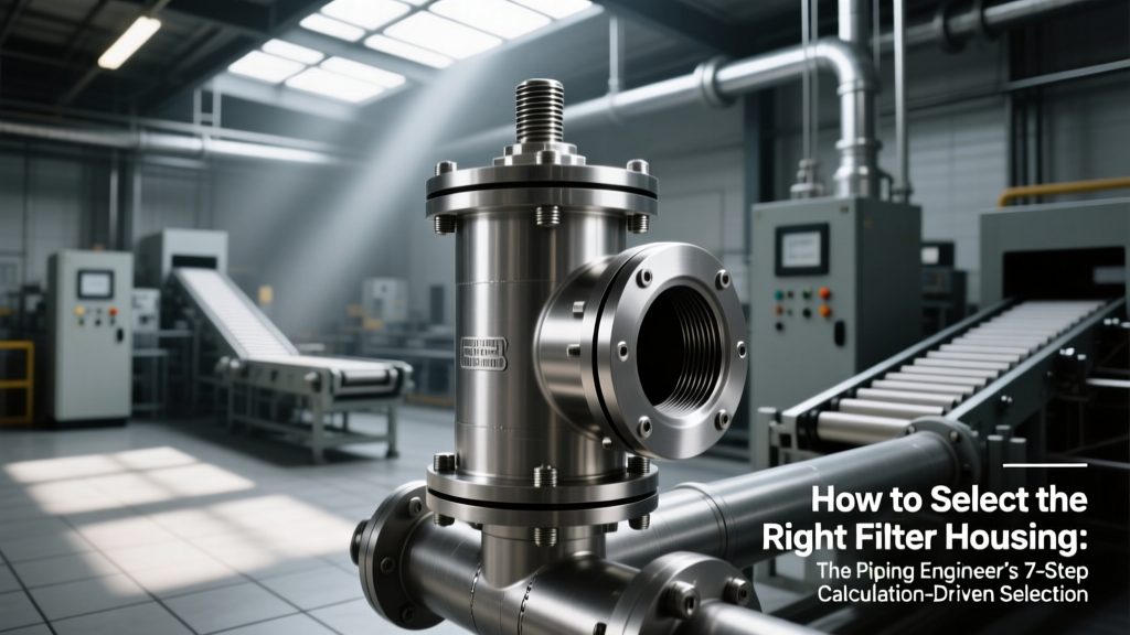 How to Select the Right Filter Housing: The Piping Engineer’s 7-Step Calculation-Driven Selection Framework (Avoid $28K in Unplanned Downtime & ASME B31.3 Noncompliance)