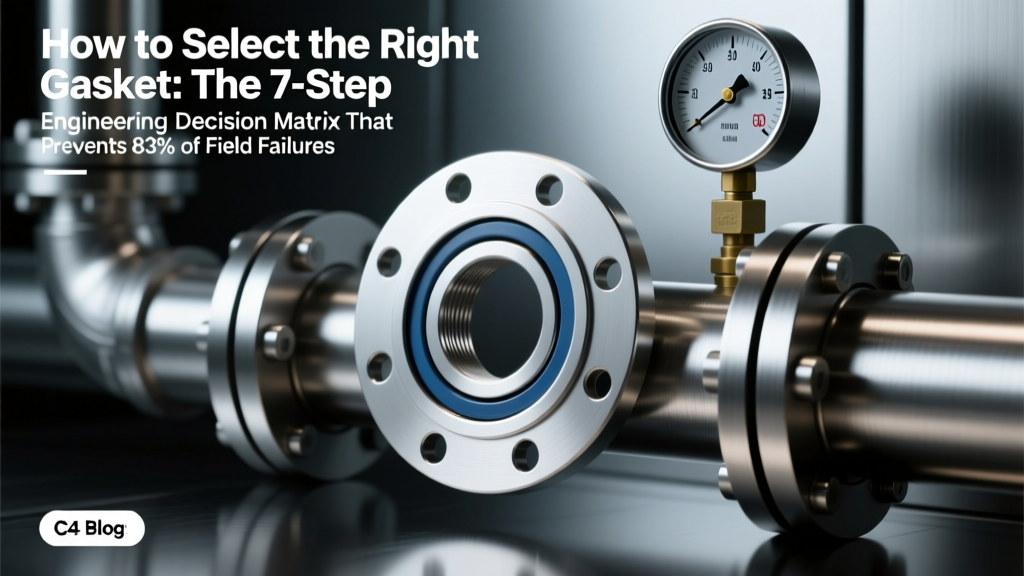 How to Select the Right Gasket: The 7-Step Engineering Decision Matrix That Prevents 83% of Field Failures (With Real Pressure-Temp-Calculations & API 682 Alignment)