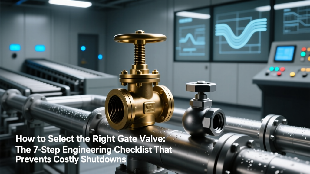 How to Select the Right Gate Valve: The 7-Step Engineering Checklist That Prevents Costly Shutdowns, Corrosion Failures, and Overspec’d Purchases (Backed by API 600/602 Data)