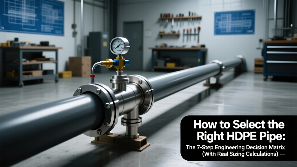 How to Select the Right HDPE Pipe: The 7-Step Engineering Decision Matrix (With Real Sizing Calculations, ASME B31.3 Compliance Checks, and Material Compatibility Tables You’ll Actually Use)