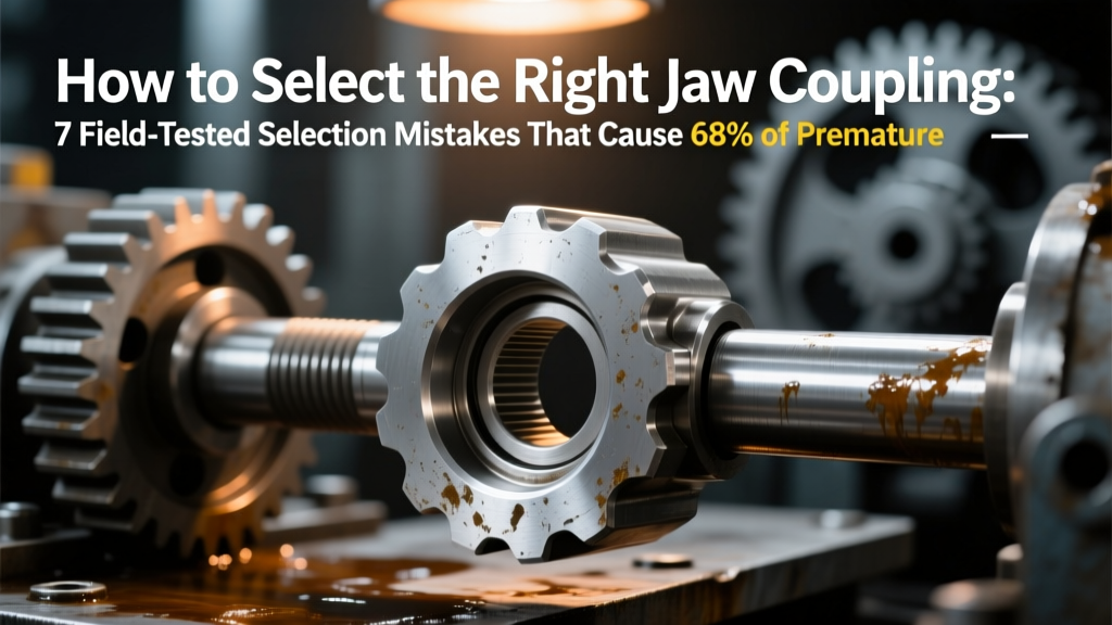How to Select the Right Jaw Coupling: 7 Field-Tested Selection Mistakes That Cause 68% of Premature Failures (And How to Avoid Them in <5 Minutes)