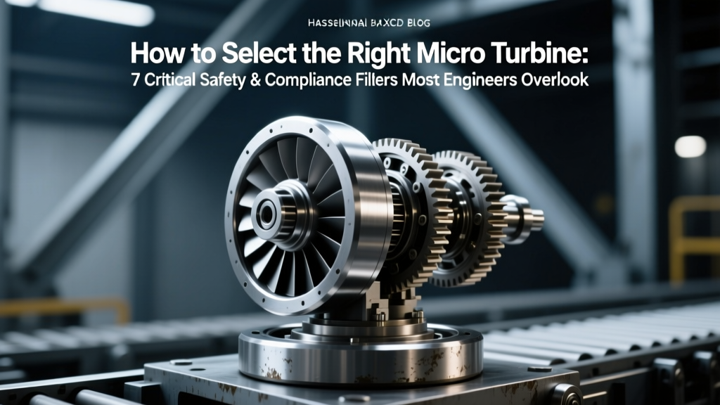 How to Select the Right Micro Turbine: 7 Critical Safety & Compliance Filters Most Engineers Overlook (Before Efficiency or Cost Even Matter)