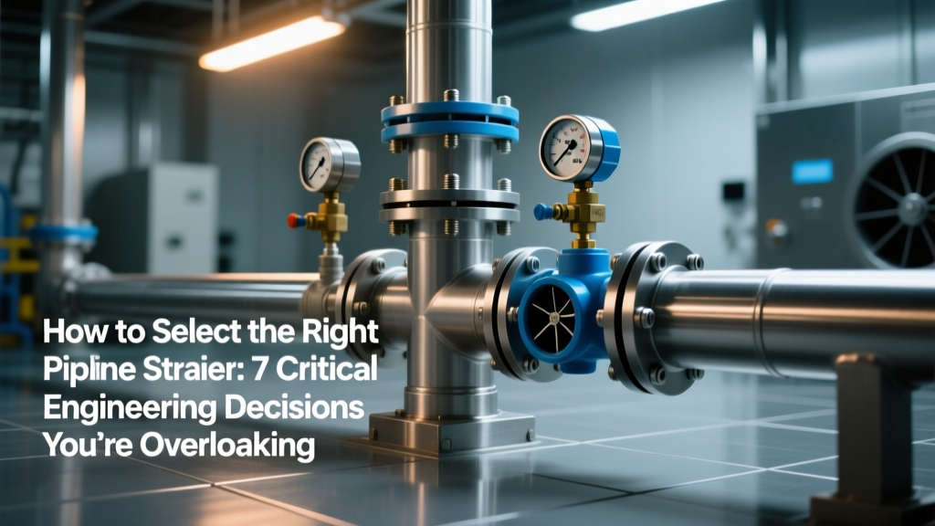 How to Select the Right Pipeline Strainer: 7 Critical Engineering Decisions You’re Overlooking (That Cause 68% of Strainer Failures — Backed by ASME B31.3 Stress Calculations & Field Data)