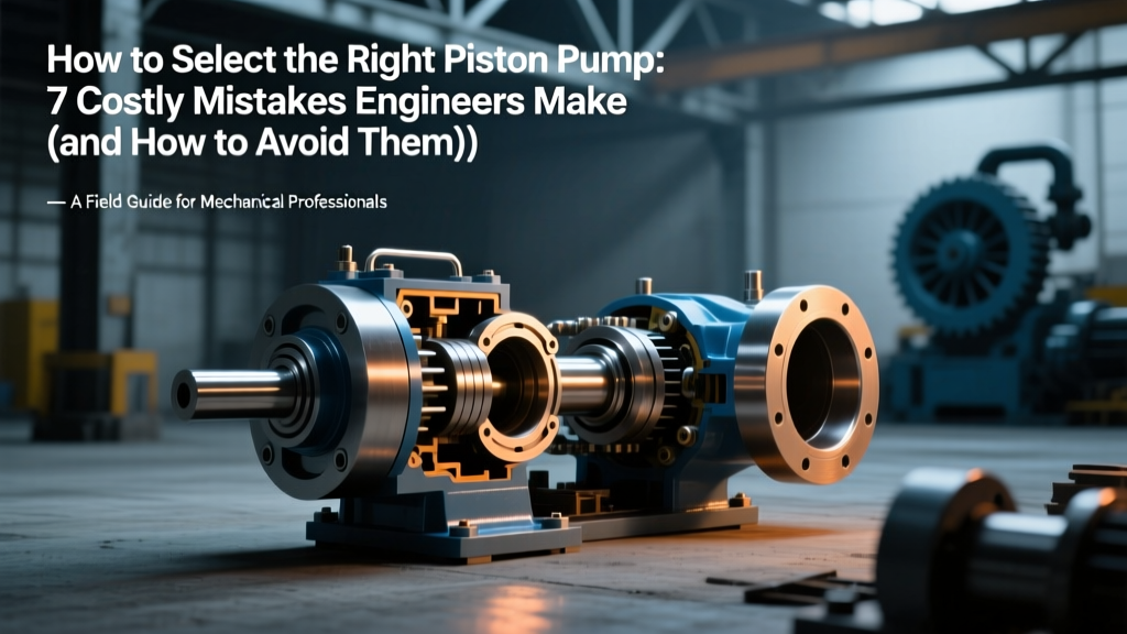How to Select the Right Piston Pump: 7 Costly Mistakes Engineers Make (and How to Avoid Them) — A Field-Tested Selection Framework for High-Pressure, Low-Pulsation Applications