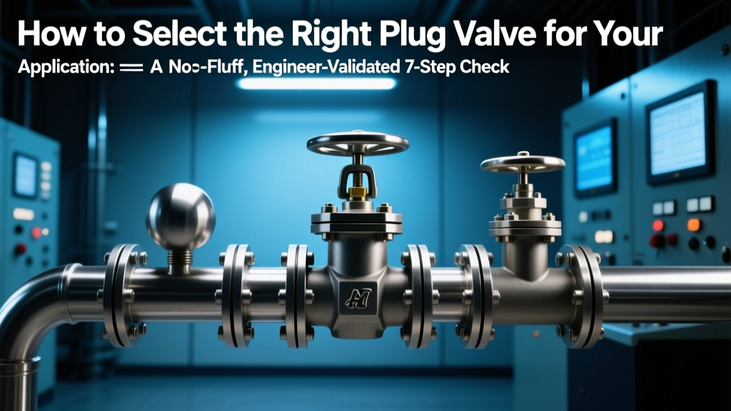 How to Select the Right Plug Valve for Your Application: A No-Fluff, Engineer-Validated 7-Step Checklist That Prevents Costly Failures, Downtime, and Safety Risks — Even If You’re Not a Valve Specialist