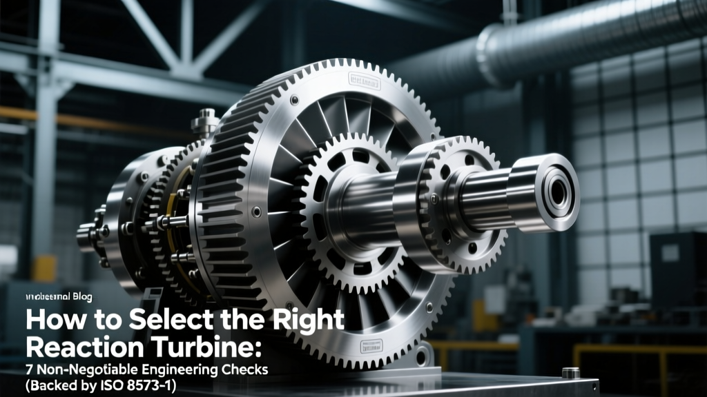 How to Select the Right Reaction Turbine: 7 Non-Negotiable Engineering Checks (Backed by ISO 8573-1 & ASME PTC 18 Data) That Prevent 62% of Field Efficiency Losses