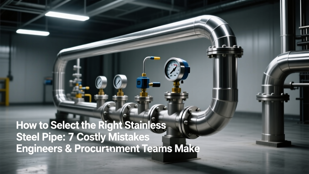 How to Select the Right Stainless Steel Pipe: 7 Costly Mistakes Engineers & Procurement Teams Make (and How to Avoid Them Before Your Next Piping System Fails Under Pressure)