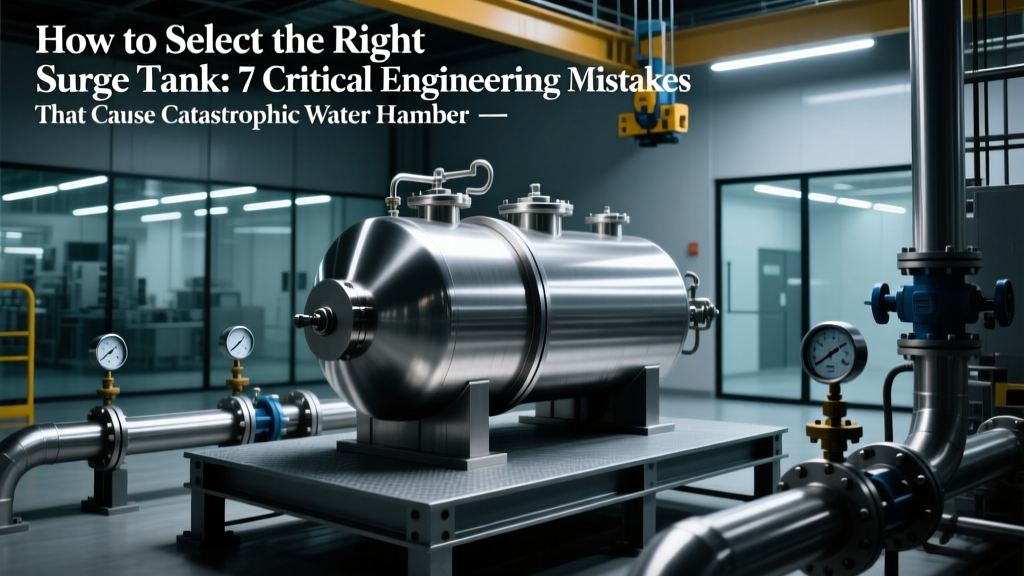 How to Select the Right Surge Tank: 7 Critical Engineering Mistakes That Cause Catastrophic Water Hammer (and How to Fix Them Before Your Next Piping Stress Analysis)