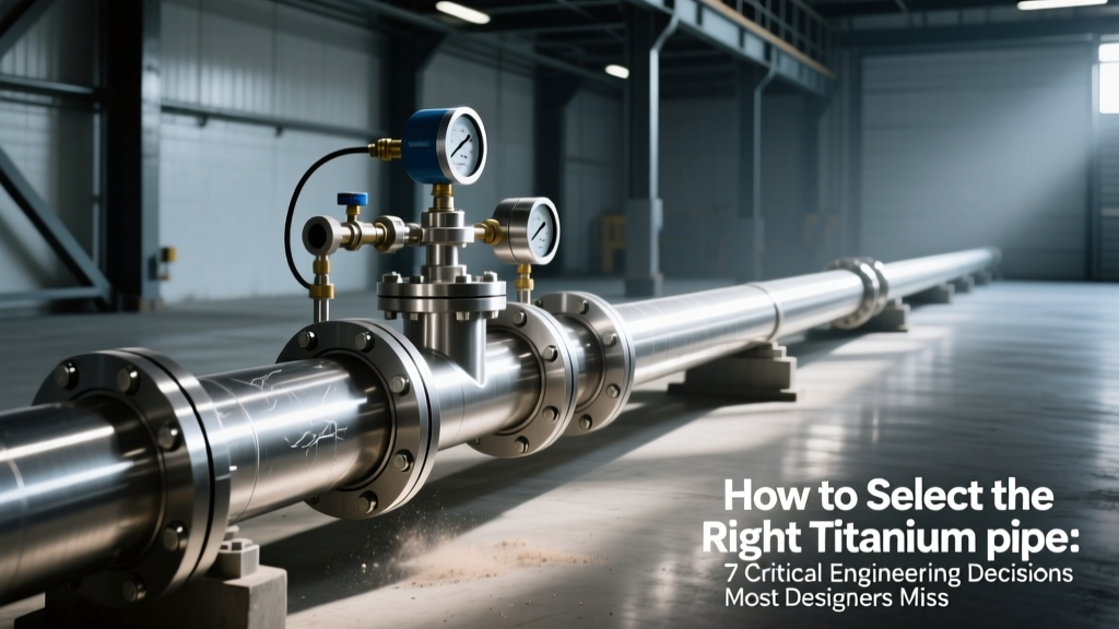 How to Select the Right Titanium Pipe: 7 Critical Engineering Decisions Most Designers Miss (Especially Under Thermal Cycling & Chloride Service)