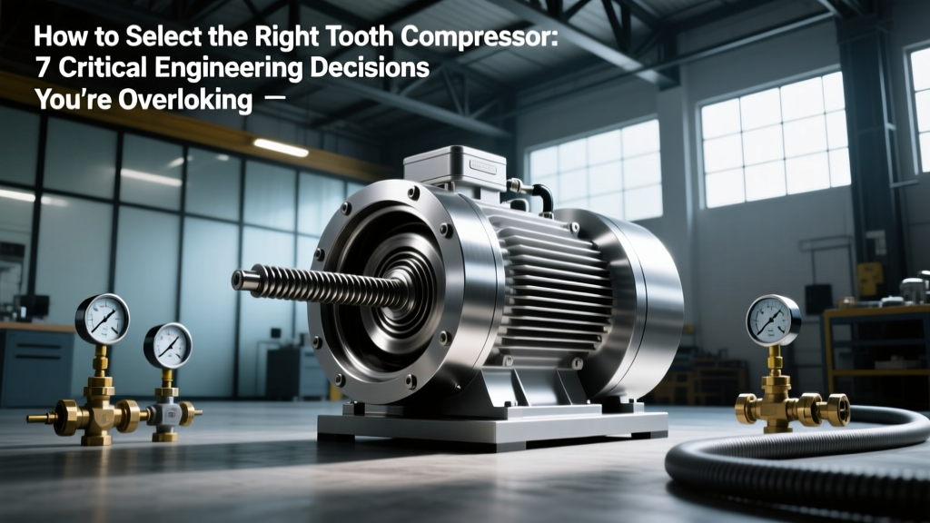 How to Select the Right Tooth Compressor: 7 Critical Engineering Decisions You’re Overlooking (That Cause 63% of Premature Failures in Industrial Air Systems)