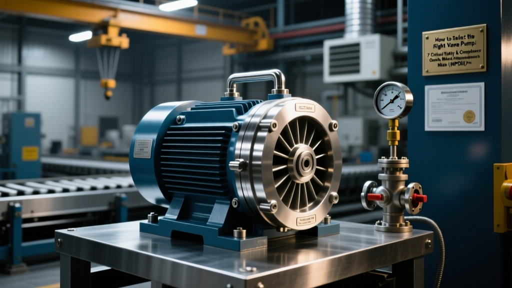 How to Select the Right Vane Pump: 7 Critical Safety & Compliance Checks Most Engineers Miss (NPSH, ATEX, ISO 5199, and Material Traceability Included)