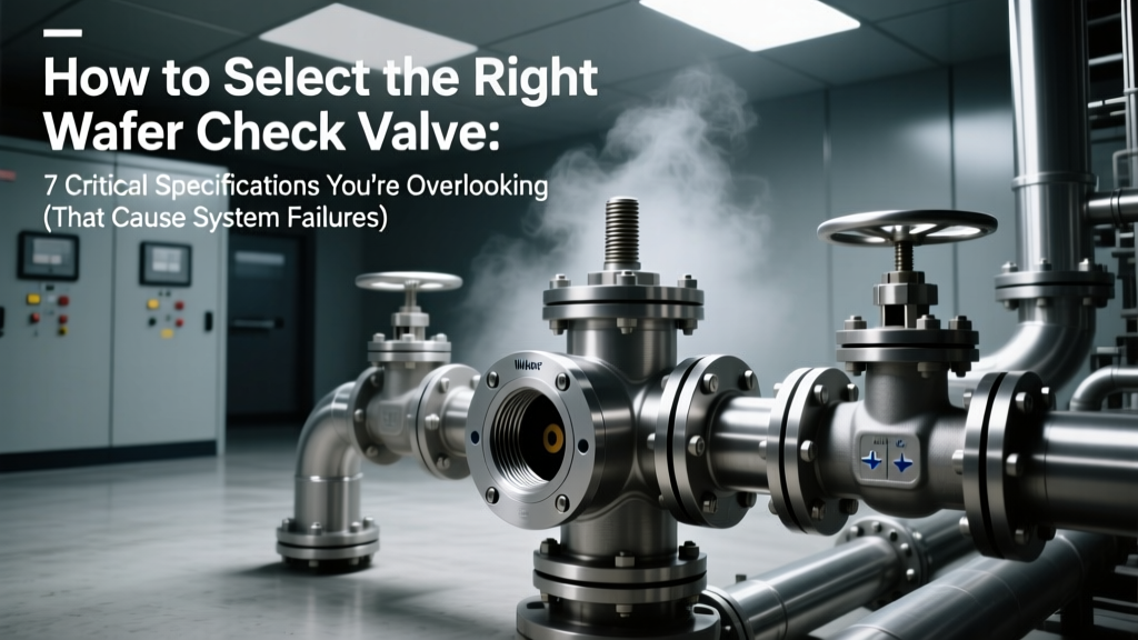 How to Select the Right Wafer Check Valve: 7 Critical Specifications You’re Overlooking (That Cause 68% of Premature Failures—Backed by API 609 Field Data)