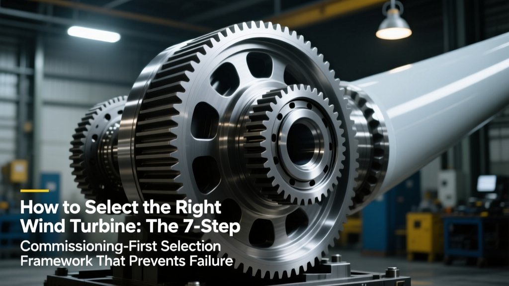 How to Select the Right Wind Turbine: The 7-Step Commissioning-First Selection Framework That Prevents $280k+ in Retrofit Costs (Based on Real Wind Farm Commissioning Logs from Texas & Maine)