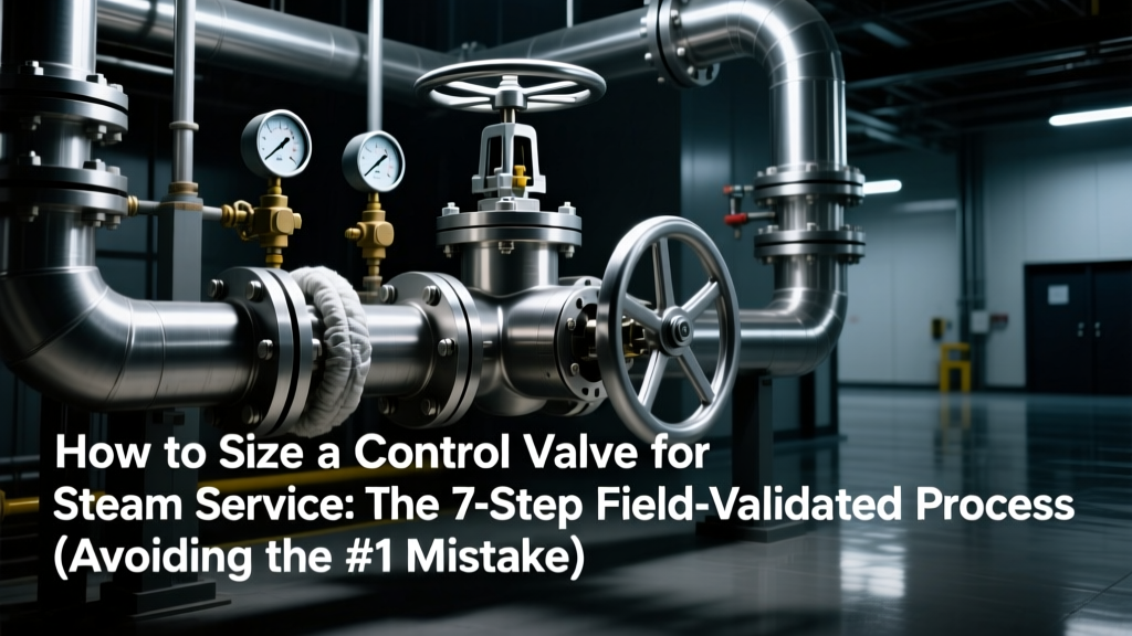 How to Size a Control Valve for Steam Service: The 7-Step Field-Validated Process (Avoiding the #1 Mistake That Causes 68% of Steam System Failures)