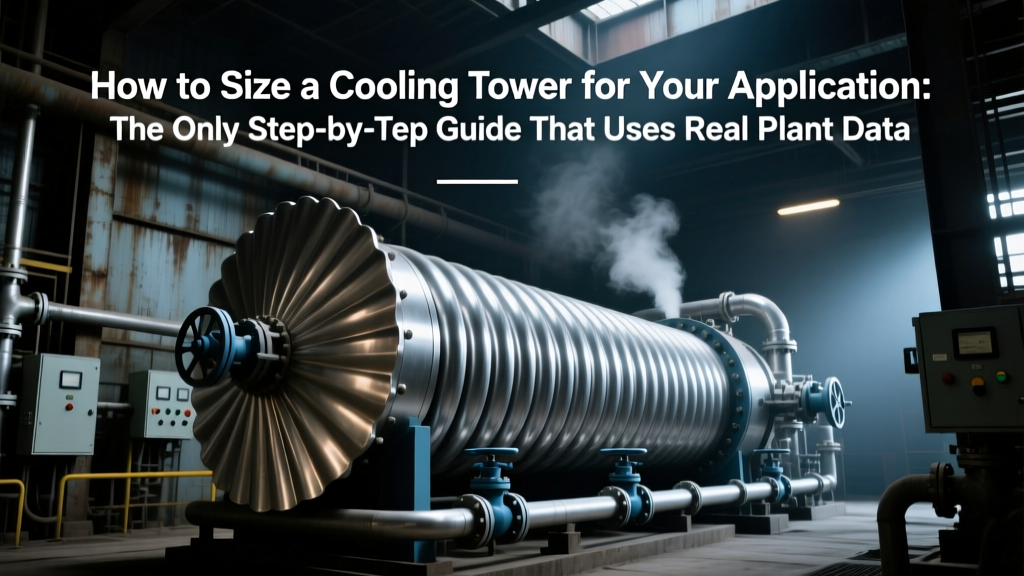 How to Size a Cooling Tower for Your Application: The Only Step-by-Step Guide That Uses Real Plant Data (Not Textbook Theory) — With 7 Field-Validated Formulas, 3 Worked Examples from Data Centers & Pharma Plants, and 5 Costly Mistakes 68% of Engineers Make in Sizing Calculations