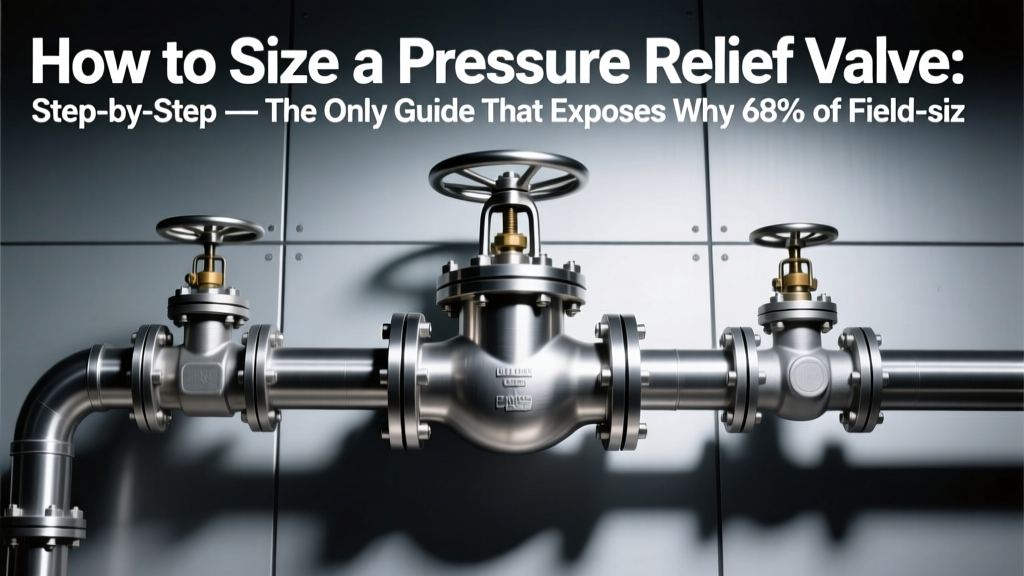 How to Size a Pressure Relief Valve: Step-by-Step — The Only Guide That Exposes Why 68% of Field-Sized PRVs Fail API 520 Compliance (With Real Plant Data & Modern Digital Sizing Tools)