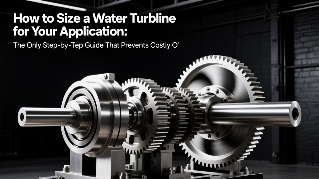 How to Size a Water Turbine for Your Application: The Only Step-by-Step Guide That Prevents Costly Oversizing (and Undersizing) Mistakes — With Real Hydro Plant Data, ISO 8502 Efficiency Curves, and a Field-Tested Decision Matrix
