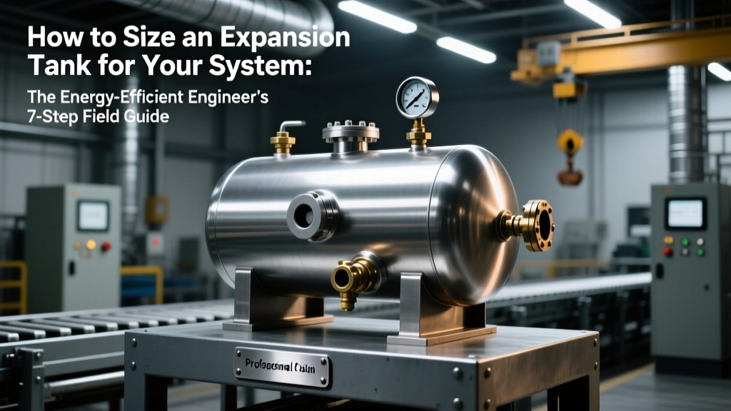 How to Size an Expansion Tank for Your System: The Energy-Efficient Engineer’s 7-Step Field Guide (No Guesswork, No Oversizing, Just Real kWh Savings)