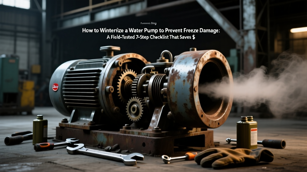 How to Winterize a Water Pump to Prevent Freeze Damage: A Field-Tested 7-Step Checklist That Saves $1,200+ in Emergency Repairs (No Guesswork, No Drain Valves Left Behind)