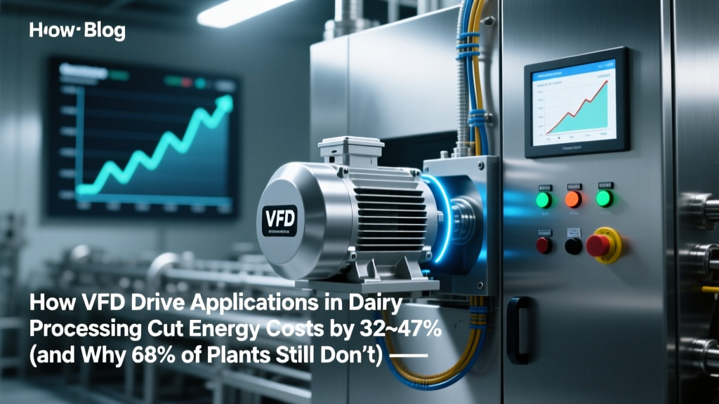 How VFD Drive Applications in Dairy Processing Cut Energy Costs by 32–47% (and Why 68% of Plants Still Underutilize Them): A Hygienic Design, ROI-First Field Guide for Milk, Cheese, Yogurt & Butter Production