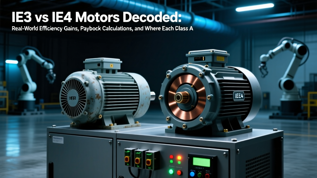 IE3 vs IE4 Motors Decoded: Real-World Efficiency Gains, Payback Calculations, and Where Each Class Actually Pays Off (Not Just Marketing Hype)