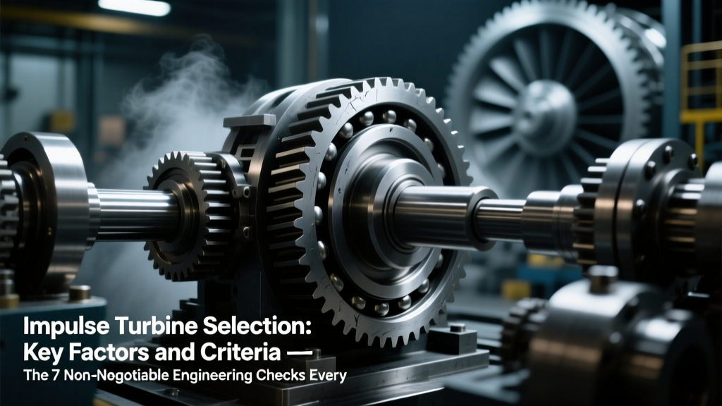 Impulse Turbine Selection: Key Factors and Criteria — The 7 Non-Negotiable Engineering Checks Every Power Engineer Misses (Especially at 30–120 MW Peaking Plants)