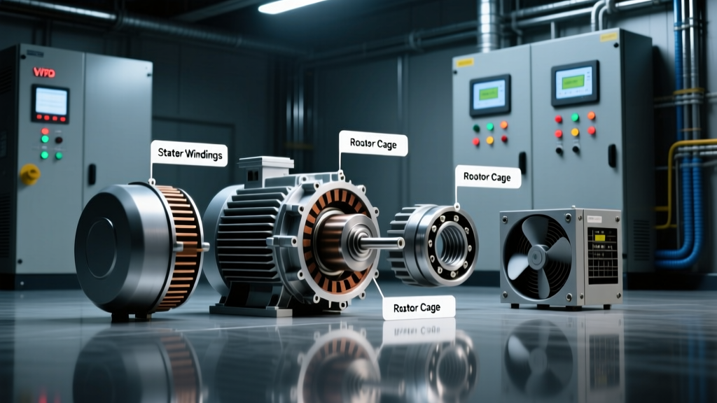 Induction Motor Components: Parts Guide and Functions — The 7-Point Field Checklist Every Maintenance Engineer Uses (Before Startup, After Failure, or During Retrofit)