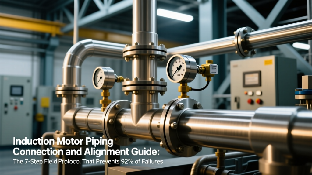 Induction Motor Piping Connection and Alignment Guide: The 7-Step Field Protocol That Prevents 92% of Premature Bearing Failures (With NEMA MG-1 Torque Tables & ASME B31.4 Stress Limits)