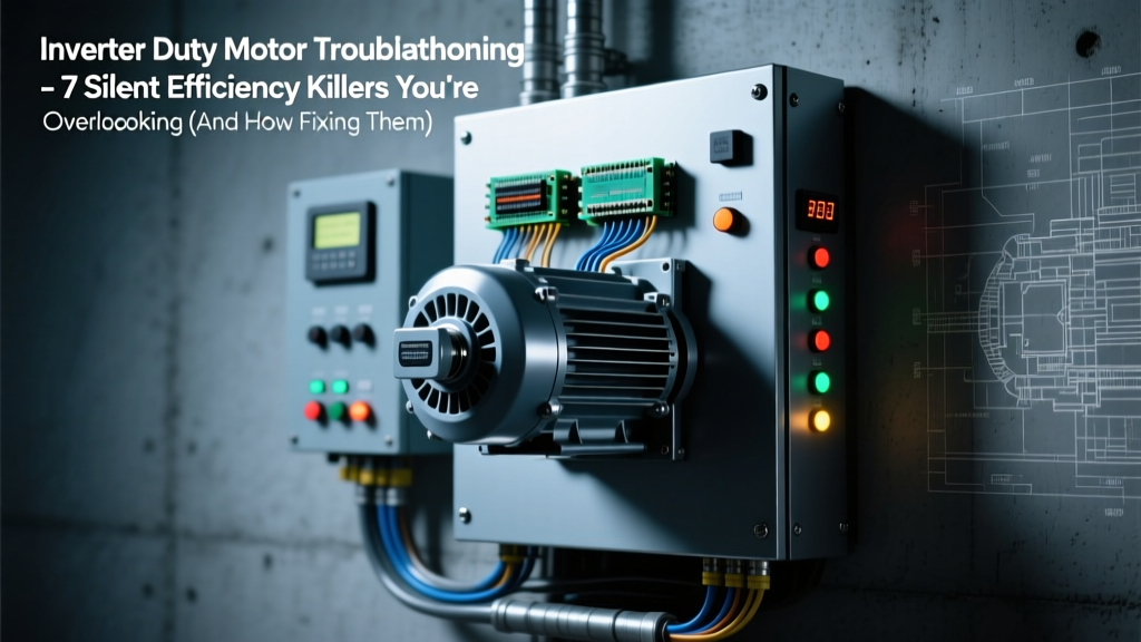 Inverter Duty Motor Troubleshooting: 7 Silent Efficiency Killers You’re Overlooking (And How Fixing Them Cuts Energy Waste by 18–32% — Verified by NEMA MG-1 & IEEE 112)