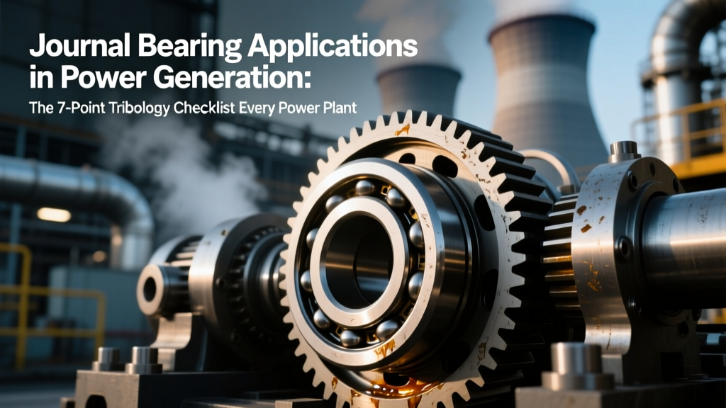 Journal Bearing Applications in Power Generation: The 7-Point Tribology Checklist Every Power Plant Engineer Overlooks (Thermal, Nuclear & Renewable Plants)