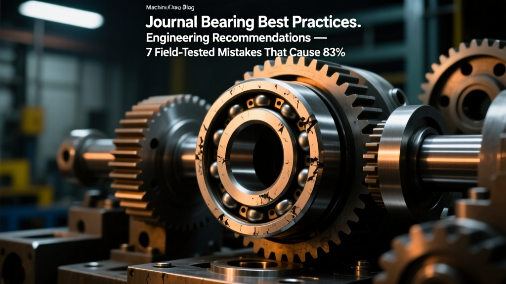 Journal Bearing Best Practices: Engineering Recommendations — 7 Field-Tested Mistakes That Cause 83% of Premature Failures (and How to Avoid Them)