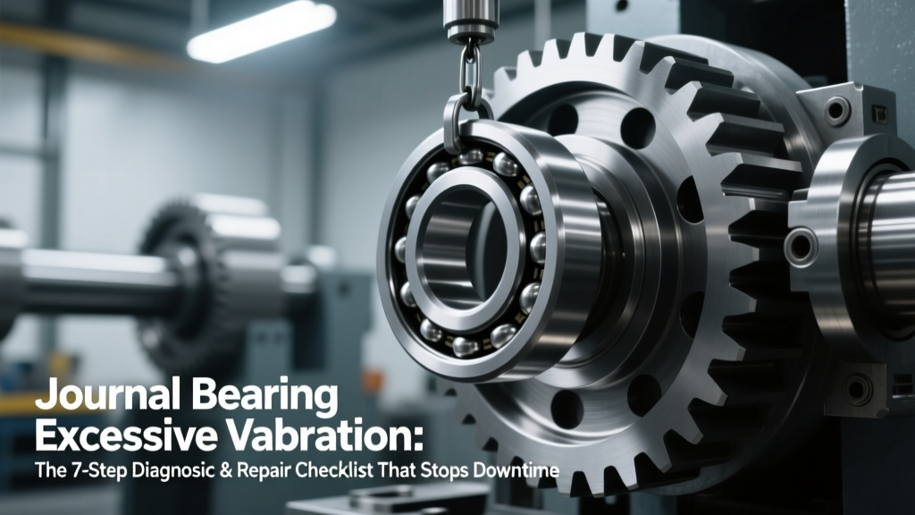 Journal Bearing Excessive Vibration: The 7-Step Diagnostic & Repair Checklist That Stops Downtime Before It Costs You $12K/Hour — Real-World Verified for Turbomachinery, Pumps, and Gearboxes