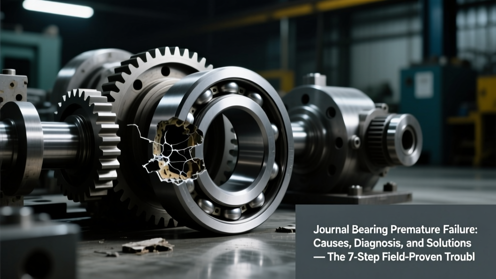 Journal Bearing Premature Failure: Causes, Diagnosis, and Solutions — The 7-Step Field-Proven Troubleshooting Protocol That Cuts Downtime by 63% (Backed by API RP 686 & ASME B46.1 Data)
