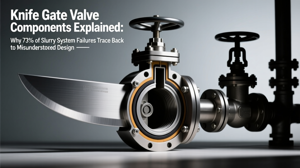 Knife Gate Valve Components Explained: Why 73% of Slurry System Failures Trace Back to Misunderstood Seals, Actuators, and Body Liners (Not the Blade)—A Field-Engineer’s Parts Guide with API 609 Compliance Benchmarks and Real-World Cv Tradeoffs