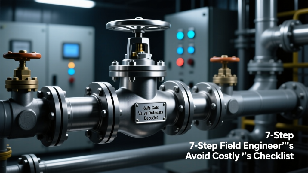 Knife Gate Valve Datasheets Decoded: The 7-Step Field Engineer’s Checklist to Avoid Costly Sizing Errors, Misapplied Materials, and Flow-Induced Failures — No More Guesswork on Cv, Pressure Drop, or Seat Leakage Class