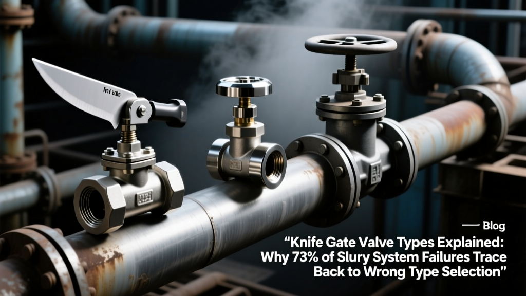 Knife Gate Valve Types Explained: Why 73% of Slurry System Failures Trace Back to Wrong Type Selection (Not Poor Maintenance)