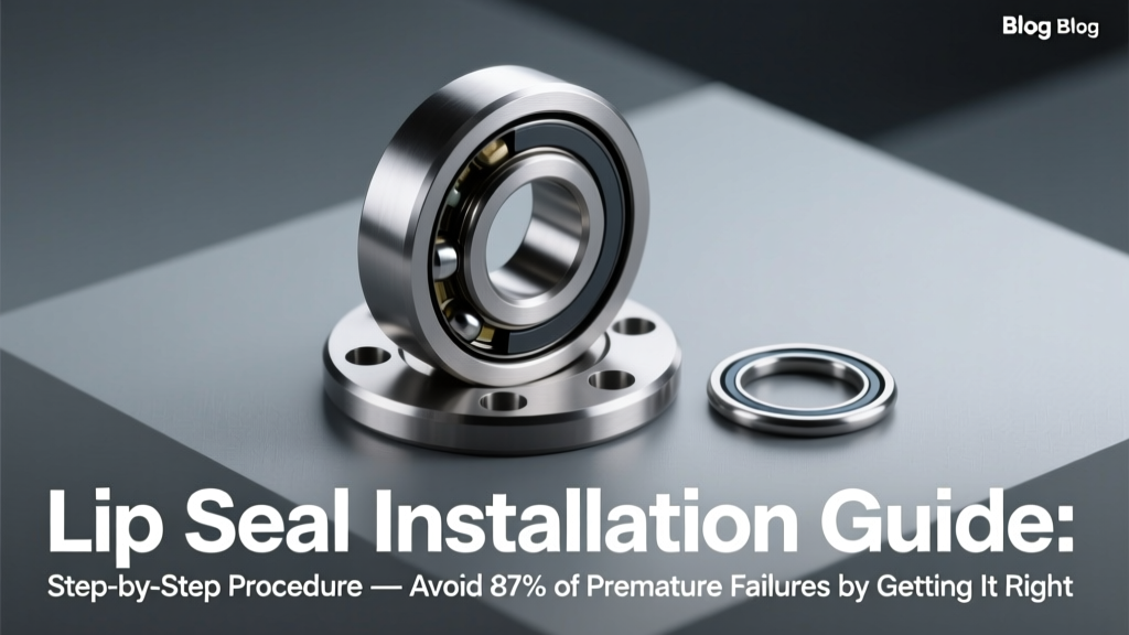 Lip Seal Installation Guide: Step-by-Step Procedure — Avoid 87% of Premature Failures by Getting Alignment & Flange Load Right (Not Just Tightening Bolts)