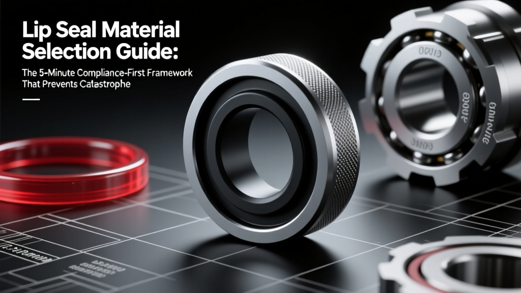 Lip Seal Material Selection Guide: The 5-Minute Compliance-First Framework That Prevents Catastrophic Seal Failure (Fluid, Temp, Pressure & Environment — All Covered)