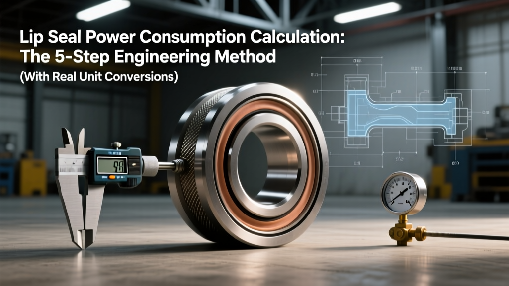 Lip Seal Power Consumption Calculation: The 5-Step Engineering Method (With Real Unit Conversions, Common Errors, and Energy Savings Up to 37% in API 682 Pumps)