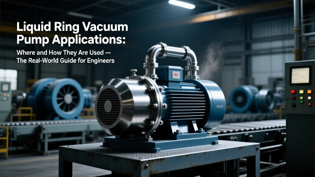 Liquid Ring Vacuum Pump Applications: Where and How They Are Used — The Real-World Guide Engineers *Actually* Use (Not the Brochure Version)