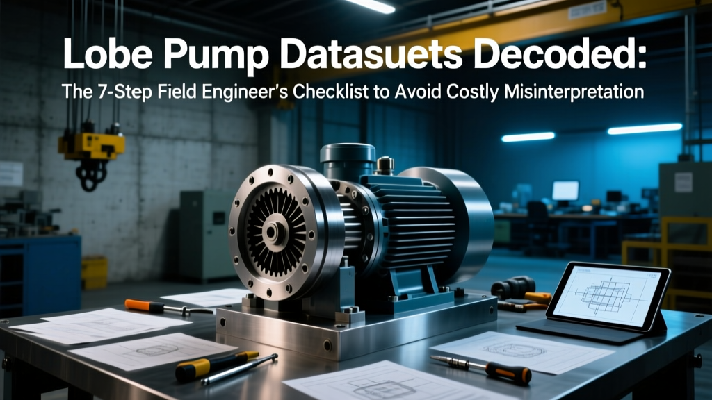 Lobe Pump Datasheets Decoded: The 7-Step Field Engineer’s Checklist to Avoid Costly Misinterpretation of Performance Curves, NPSH, and Material Specs (Before You Specify or Buy)