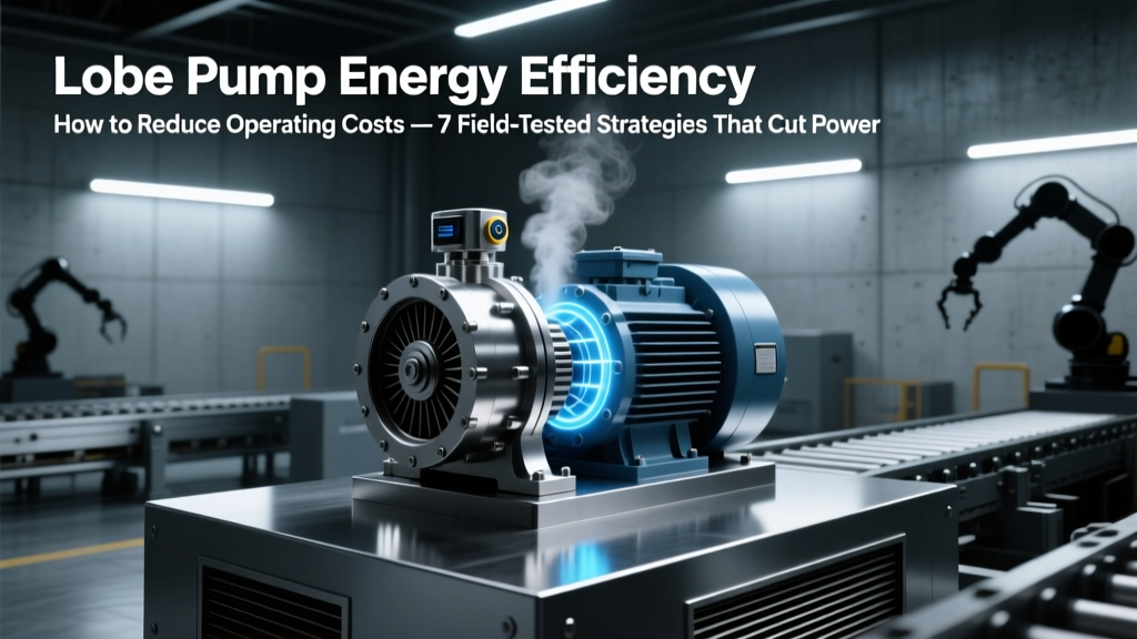 Lobe Pump Energy Efficiency: How to Reduce Operating Costs — 7 Field-Tested Strategies That Cut Power Use by 22–41% (VFD Tuning, System Curve Alignment, and Why Oversizing Is Your #1 Hidden Cost)